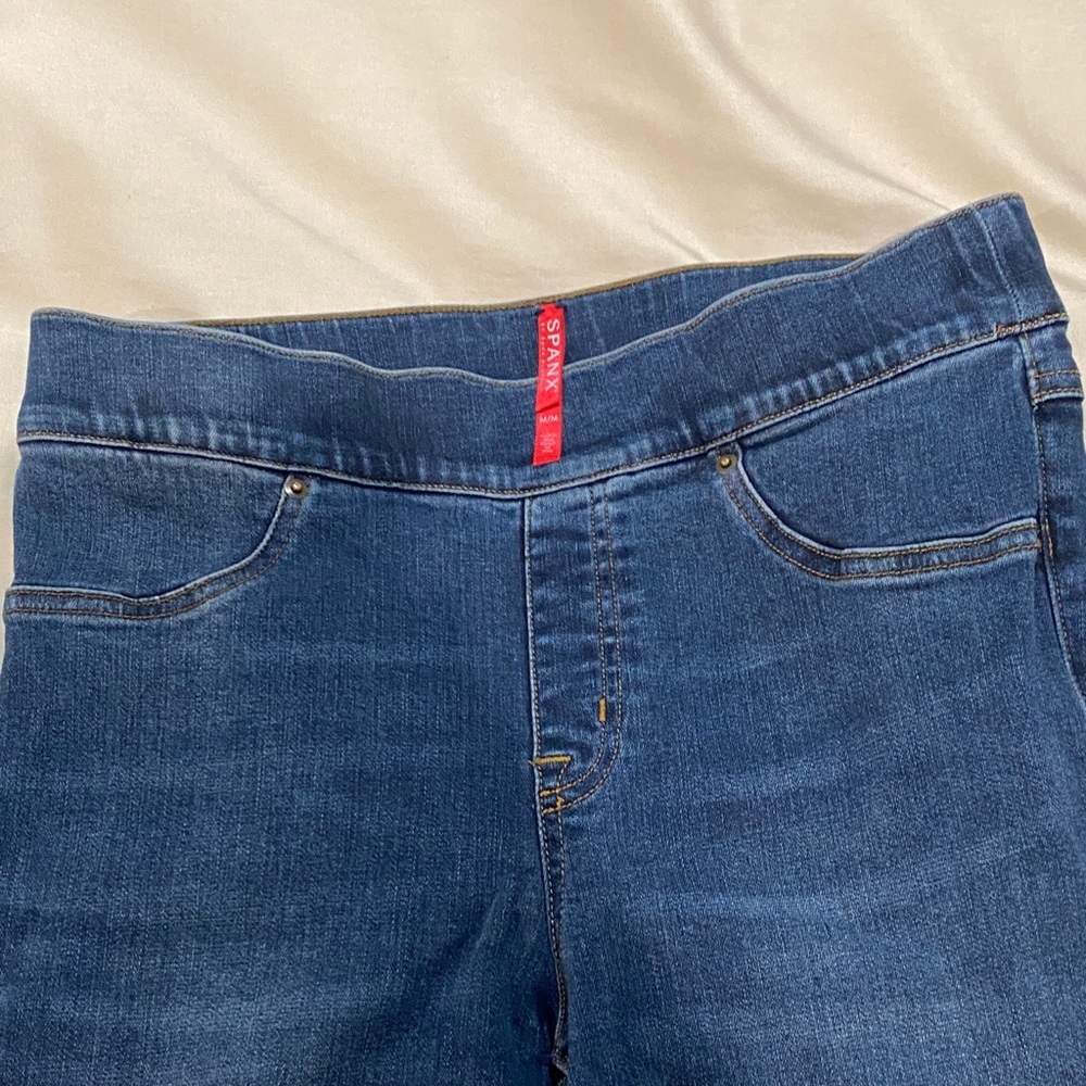SPANX Women's Indigo Blue Stretch Jeggings Size M